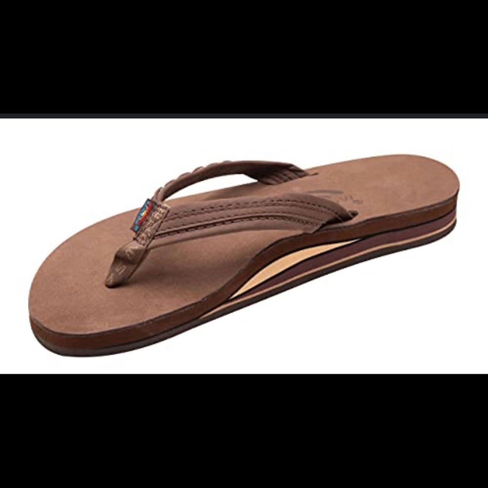 Rainbow sandals leather womens